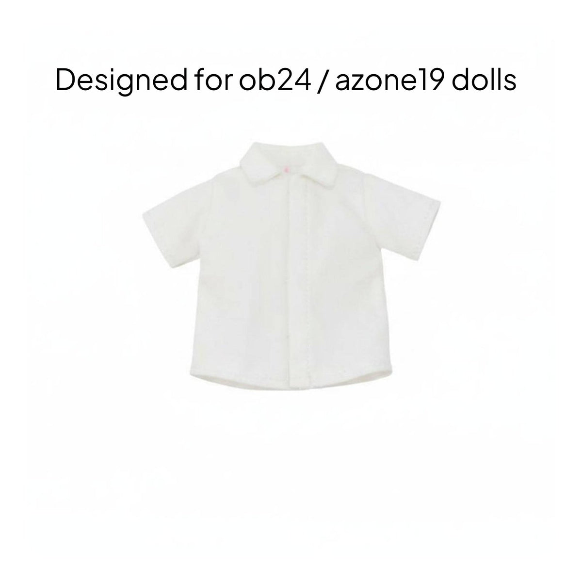 White Doll Blouse Easy to Match Toy Clothing Washable