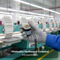 1000-line Encoder, Embroidery Machine, Stainless Steel
