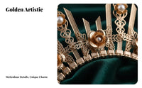 Elegant Radiant Headband Regal Aesthetic Radiant Crown Celestial Headpiece Ornate Design Medieval Cosplay Crown Lightweight