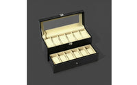 Drawer Watch Box Padded Compartments Watch Drawer Box All-Around Protection