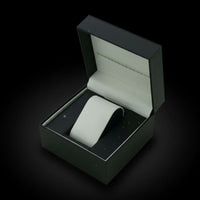 PU Leather Watch Case Soft Inner Cushion Hinged Lid Watch Box Velvet Plush