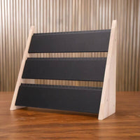 Countertop Necklace Display Board Large Capacity Wooden Jewelry Display Rack Wooden Frame Jewelry Rack for Market Stalls