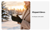 Two-Finger Exposed Gloves 2-in-1 Versatility Warm Tap Screen Gloves Knitted Hand Coverings Winter Accessory for Commuters
