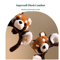 Raccoon Ear Headband, Fuzzy Hair Accessories, event, Photo Props