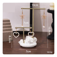 Jewelry Display Stand Elegant Necklace Bracelet Organizer Sturdy