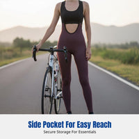 Women's Cycling Pants, Padded Bib Tights, Street Bike, Breathable, Multi-Color, All Season