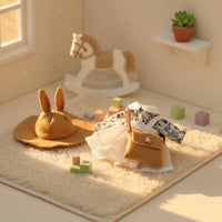OB11 Doll Outfit Hare Ear Hat BJD Clothing Set Kindergarten for Hobbyists, Display