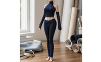 Stretch Doll Outfit Close-Fitting Stretchy Ribbed Doll Clothes Textured