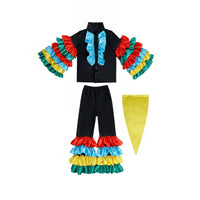 Children's Costume Stand Collar Jazz Performance Outfit Lined Inside for Cosplay