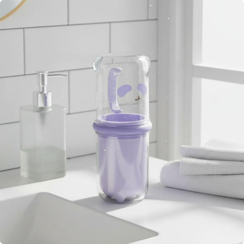 3 in 1 Wash Cup Storage Box Travel Toothbrush Cup Waterproof for Dorm, Home