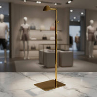 Handbag Display Stand Modern Design Metal Bag Display Rack Purse Hanger Stand Space-Saving Metal Purse Holder Easy Assembly