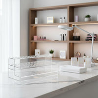 Eyelash Tweezer Stand Large Capacity Beauty Storage Easy to Clean
