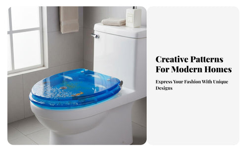 Colored Thickened Resin Toilet Seat Easy to Install V-Shaped Toilet Seat Ergonomic Design Bathroom Hardware for DIY Renovators, Homeowners, Families, Home Renovation, Restroom