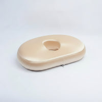 Padded Edges Face Pillow Body Support Oval Shape for Salon Clients