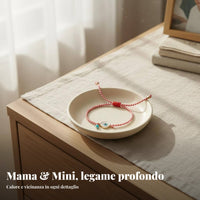 2 Pieces Mama Mini Bracelet Set New Mom Gift Mama and Mini Bracelet Set