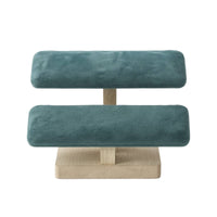 Jewelry Stand with Wood Base Velvet Watch Display Stand Sleek for Retail Counter