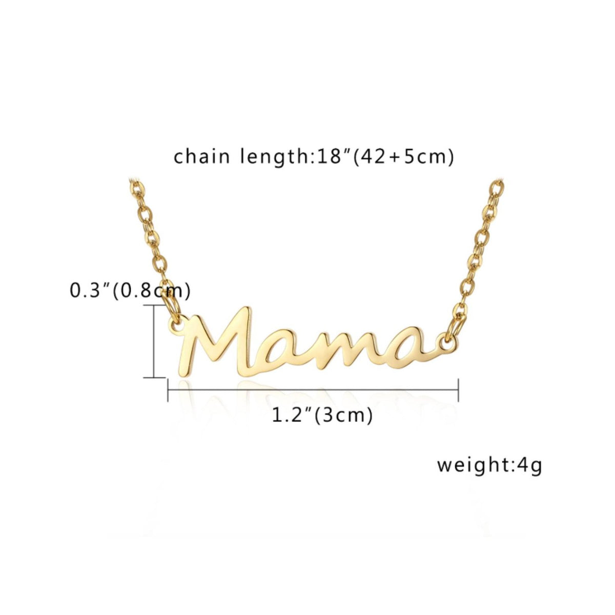 Mama Necklace Elegant Design Mother Necklace Versatile Design for Mothers, Moms