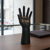 Band Display Hand Authentic Fake Hand Model Smooth Surface Rings Holder for Jewelry Sellers, Shop Owners