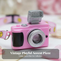 BJD Camera Accessory Realistic Design Miniature Doll Camera Detailed for Hobbyists, Dollhouse