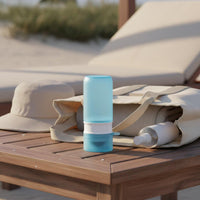 Refillable Sunscreen Applicator Portable Travel Lotion Roller Bottle for Beach