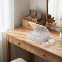 30 Compartment Storage Box Lightweight Bead Organizer Box Secure Closure