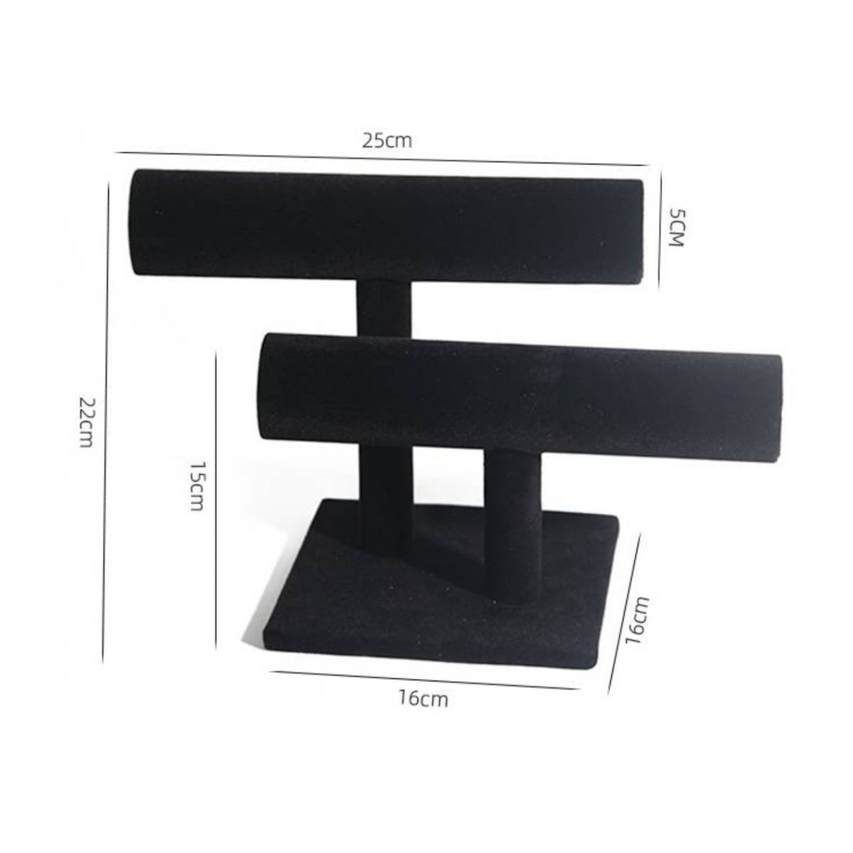 Velvet Bracelet Display Stand Scratch Resistant Velvet Jewelry Organizer