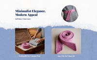 Reversible Wool Belt, Soft Texture, Fall Winter