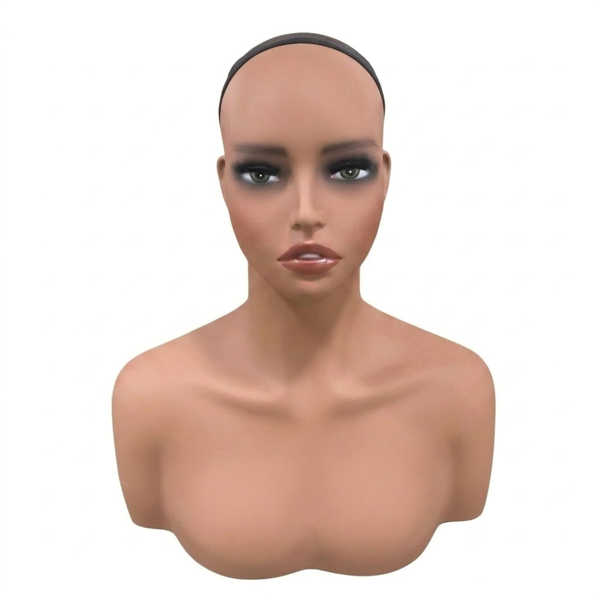 Hairpiece Mannequin Bust with Shoulders Head and Shoulder Mannequin Collarbone