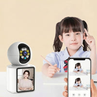 Visual Communication Device with Monitor Single-Button Door Phone for Families, Home