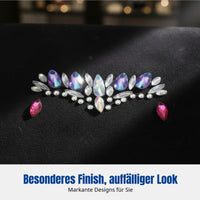 Face Decal Sticker, Acrylic Crystal, Party, EDM Event, Random Design