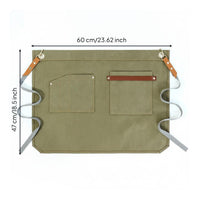 Short Waist Apron with Pockets Long-Lasting Server Apron with Pockets