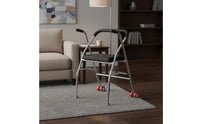 Rollator Mobility Aid Foldable Wheeled Mobility Aid Anti-Slip Handles