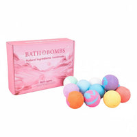 12 Pieces 12 Piece Bath Set Retail Box Mineral Ball Gift Ready Packaging