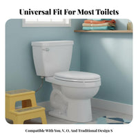 slow-close Toilet Cover Thickened Design Bathroom Hardware long-lasting for Landlords