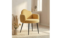 Dressing Chair Padded Seat Household Seating Metal Legs Home Furniture for Desk, Bedroom