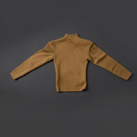 1/6 Scale Long Sleeve Top Snug-Fitting Miniature Pullover Top Soft Cloth Action Figure Pullover