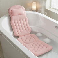 Spa Bath Lounger with Suction Cups Ergonomic Design for Soaking Tub, Adults