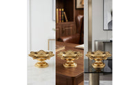 Lotus Fruit Plate Decorative Pedestal Dish Centerpiece for Altar