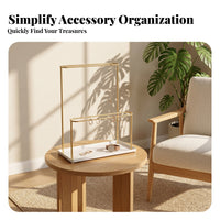 Open Structure Double-Layer Headband Rack Headband Rack Detachable