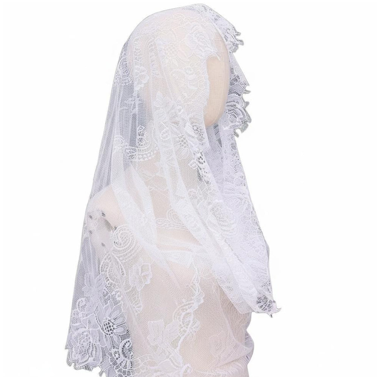 New Semi-Cover Veil, Bridal Headpiece, Soft Mesh Lace, Wedding Photo Prop, Elegant Bridal Accessory