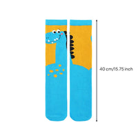 Kids' Dinosaur Knee High Knit Material Resistant Cartoon Dinosaur Tube Socks Breathable for Children, Little Ones