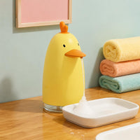 Kids Hand Wash Dispenser Waterproof Cartoon Chicken Soap Dispenser