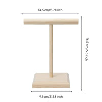 Hair Tie Storage Rack Sturdy Wooden Jewelry Display Stand Sturdy