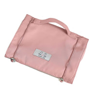 Makeup Bag with Brush Holders Portable Cosmetic Bag Easy to Clean for Commuting