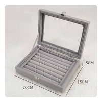 Band Earring Storage Case Multi-Functional Band Display Organizer Dust-Proof