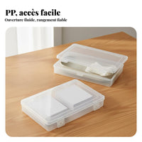 Small Clear Plastic Box Multipurpose Mini Storage Box Lightweight for Craft Room