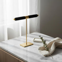 Steel Cross Shape Fingerwear Holder Stable Base Velvet Fingerwear Stand for Dressing Table