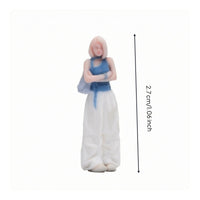 1:64 Scale Figure Painted Details Handmade Miniature Figure Detailed Female Statue