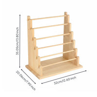 Wood Jewelry Display Rack Sturdy Watch Display Stand Easy to See for Home Vanity