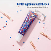 Event Chunky Sequins Sparkle Gel, Independence Day, Face Makeup